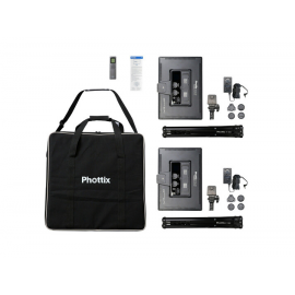 Phottix Nuada S3 II LED Light Twin Kit Set