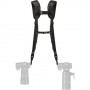 RucPac Dual Camera Strap (Blac