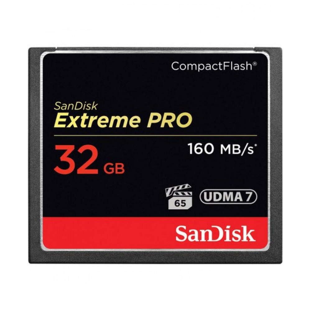 SanDisk 32GB Extreme Pro CompactFlash Memory Card 160MB/s