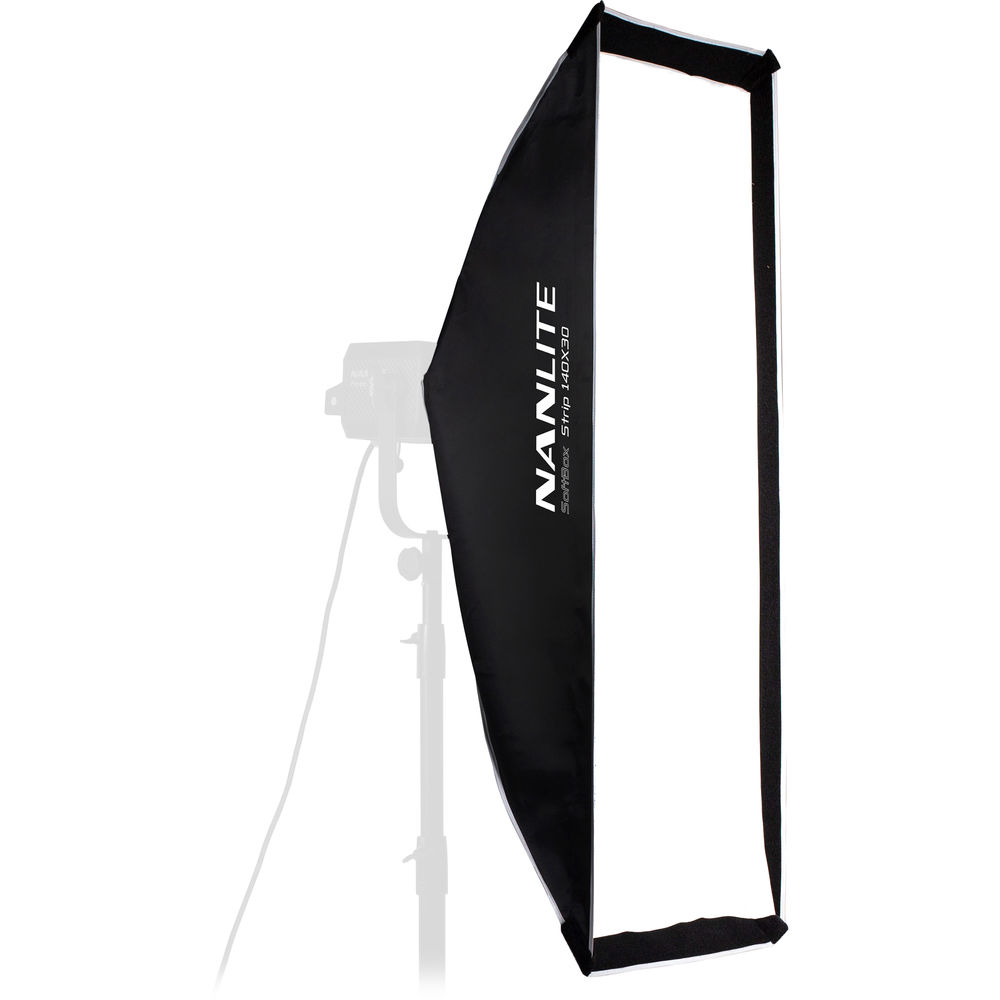 Nanlite Asymmetrical Stripbank Softbox with Bowens Mount (18 x 43 )