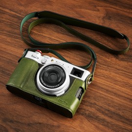 SmallRig Leather Half Case for FUJIFILM X100VI (Green)