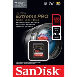 SanDisk 128GB Extreme PRO UHS-I SDXC Memory Card