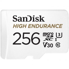 SanDisk 256GB High Endurance UHS-I microSDXC Memory Card with SDAdapter