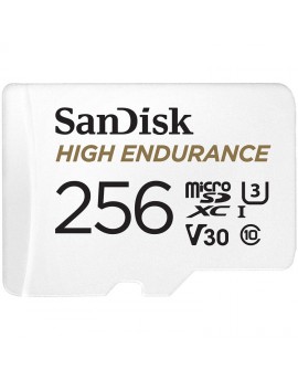 SanDisk 256GB High Endurance UHS-I microSDXC Memory Card with SDAdapter