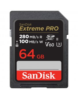 SANDISK 64GB Extreme PRO UHS-II SDXC Memory Card