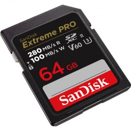 SANDISK 64GB Extreme PRO UHS-II SDXC Memory Card