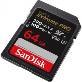 SANDISK 64GB Extreme PRO UHS-II SDXC Memory Card