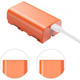 SmallRig L-Series/NP-F550 USB-C Battery (3500mAh, Orange)