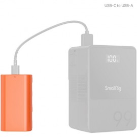 SmallRig L-Series/NP-F550 USB-C Battery (3500mAh, Orange)