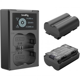 SmallRig NP-W235 Kit with 2 Batteries and 2-Bay USB Charger