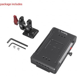 SmallRig V Mount Battery Adapter Plate with Crab-Shaped Clamp