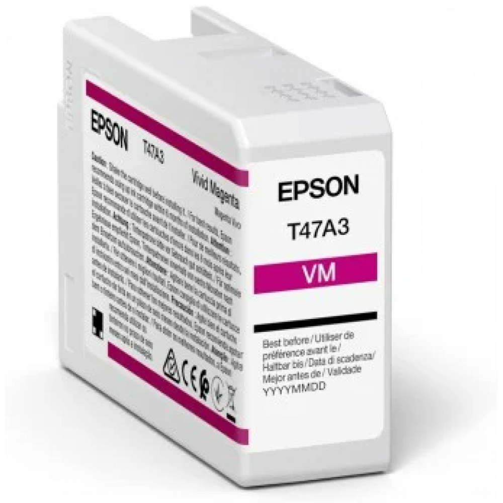 Epson T47A3 Vivid Magenta Ink Cartridge P900 ( 50ML )