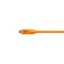 TETHER TOOLS CUC2615-ORG USB-C TO 2.0 MINI-B 8-PIN, 15' (4.6M)