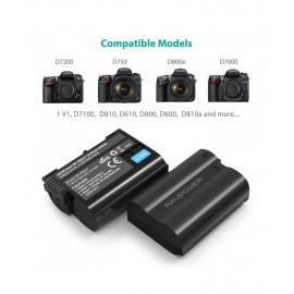 RAVPower Nikon EN EL15 Battery Charger Set