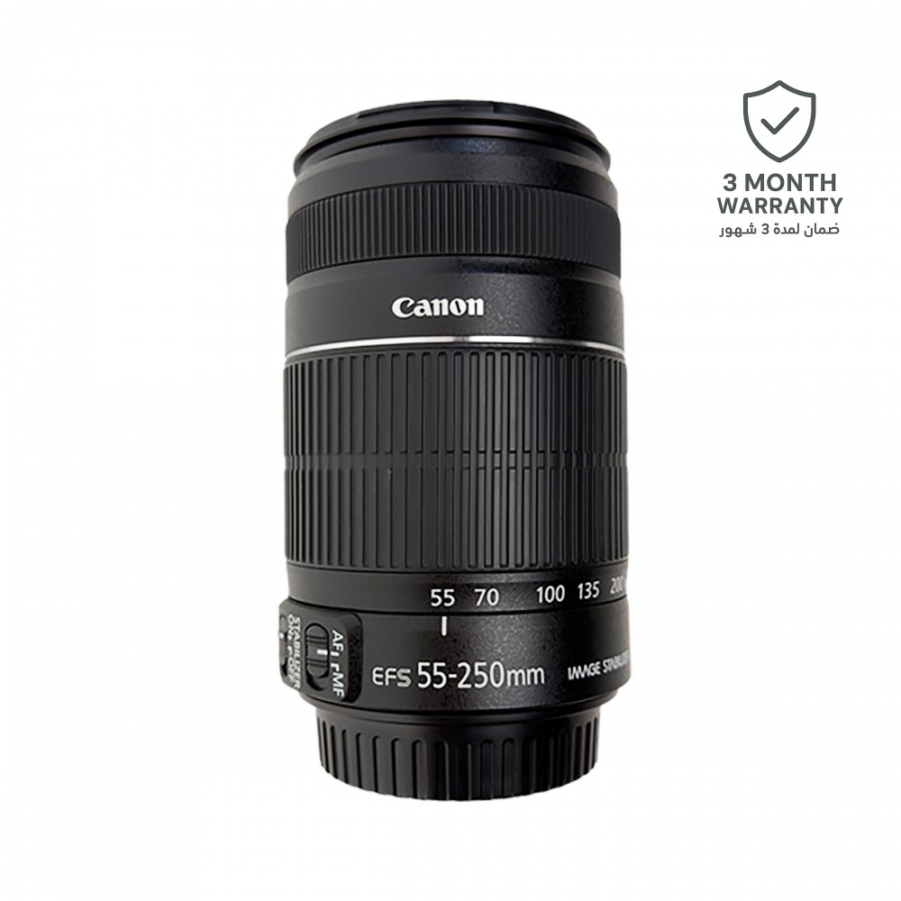 CANON EF-S 55-250MM F/4-5.6 IS STM (USED)