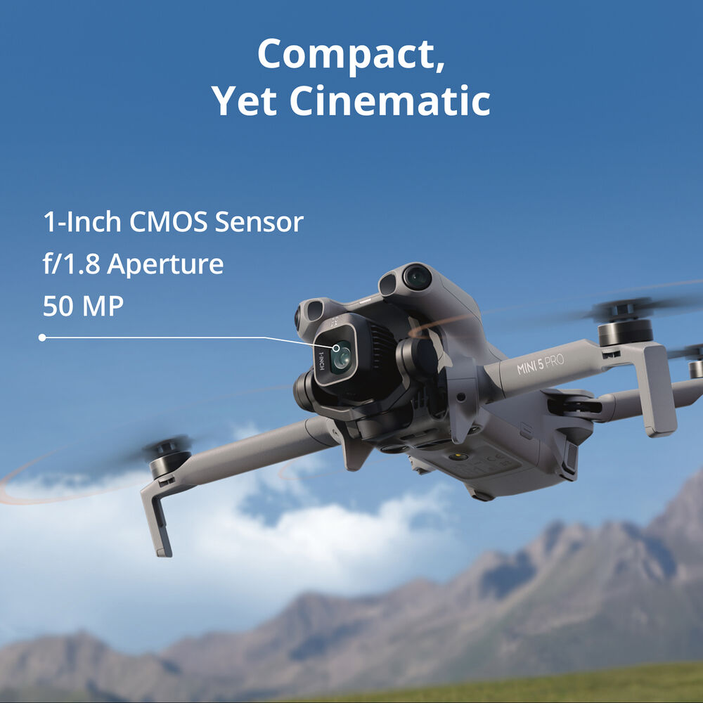 DJI Mini 5 Pro Drone with RC2 Fly More Combo Plus