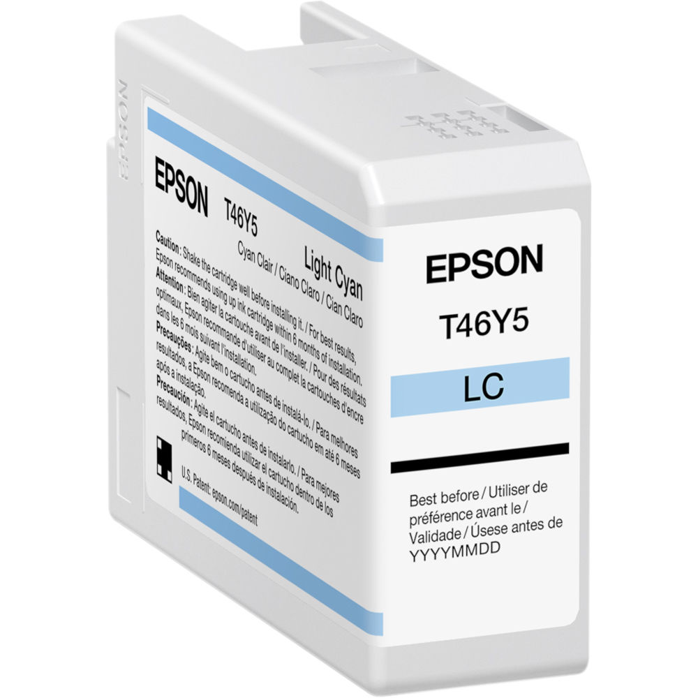 Epson T46Y Light Cyan UltraChrome PRO10 Ink Cartridge (50mL)