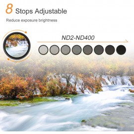 K&F Concept Variable Fader ND Filter (67mm, 1 to 9 Stops)