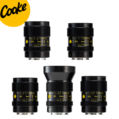Cooke SP3 Full-Frame 5-Lens Prime Set (25/32/50/75/100mm, Sony E)