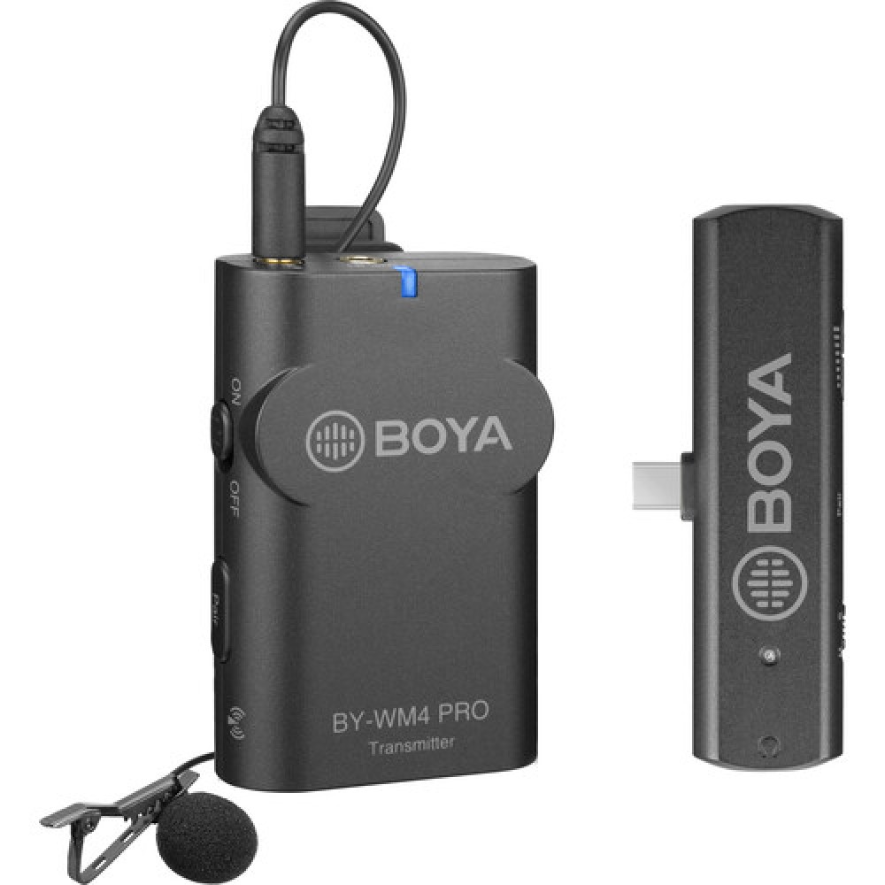 BOYA BY-WM4 PRO-K3 Dual-Channel Digital Wireless Microphone System for Android