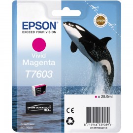 EPSON SC-P600 VIVID MAGENTA INK CARTRIDGE - T7603