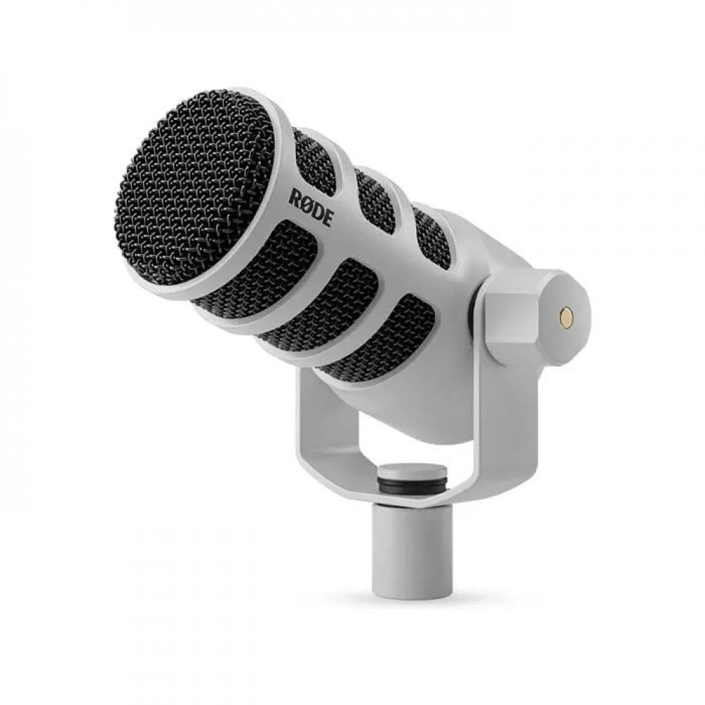 RODE PODMIC USB VERSATILE DYNAMIC BROADCAST MICROPHONE (WHITE)