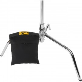 Impact Filled Saddle Sandbag (35 lb, Black)