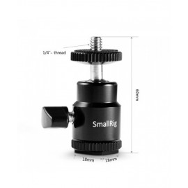 SmallRig Cold Shoe to 1/4" Threaded Adapter 761