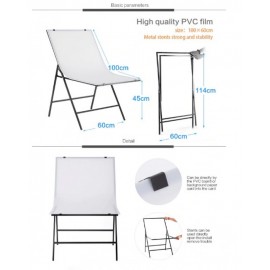 Table Photo 60x100cm Folding Portable Shooting