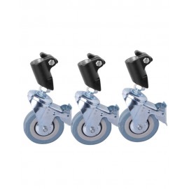 NiceFoto Light stand Wheels kits with lock